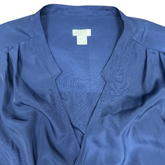 Women's‎ J. CREW Wrap-front Romper Navy Blue Shorts- Size 14 - Picture 6 of 11